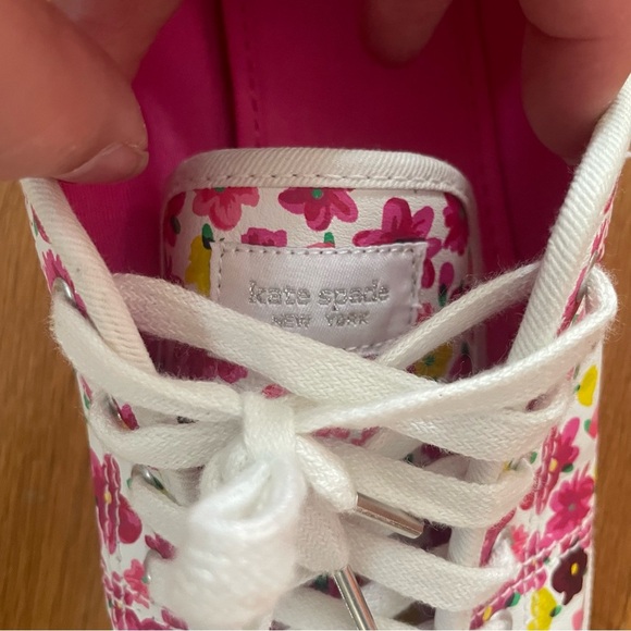 Keds for Kate Spade New York - leather floral/Size 8 EUC - Picture 3 of 5